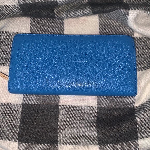 Luyida | Bags | Luyida Blue Wallet | Poshmark